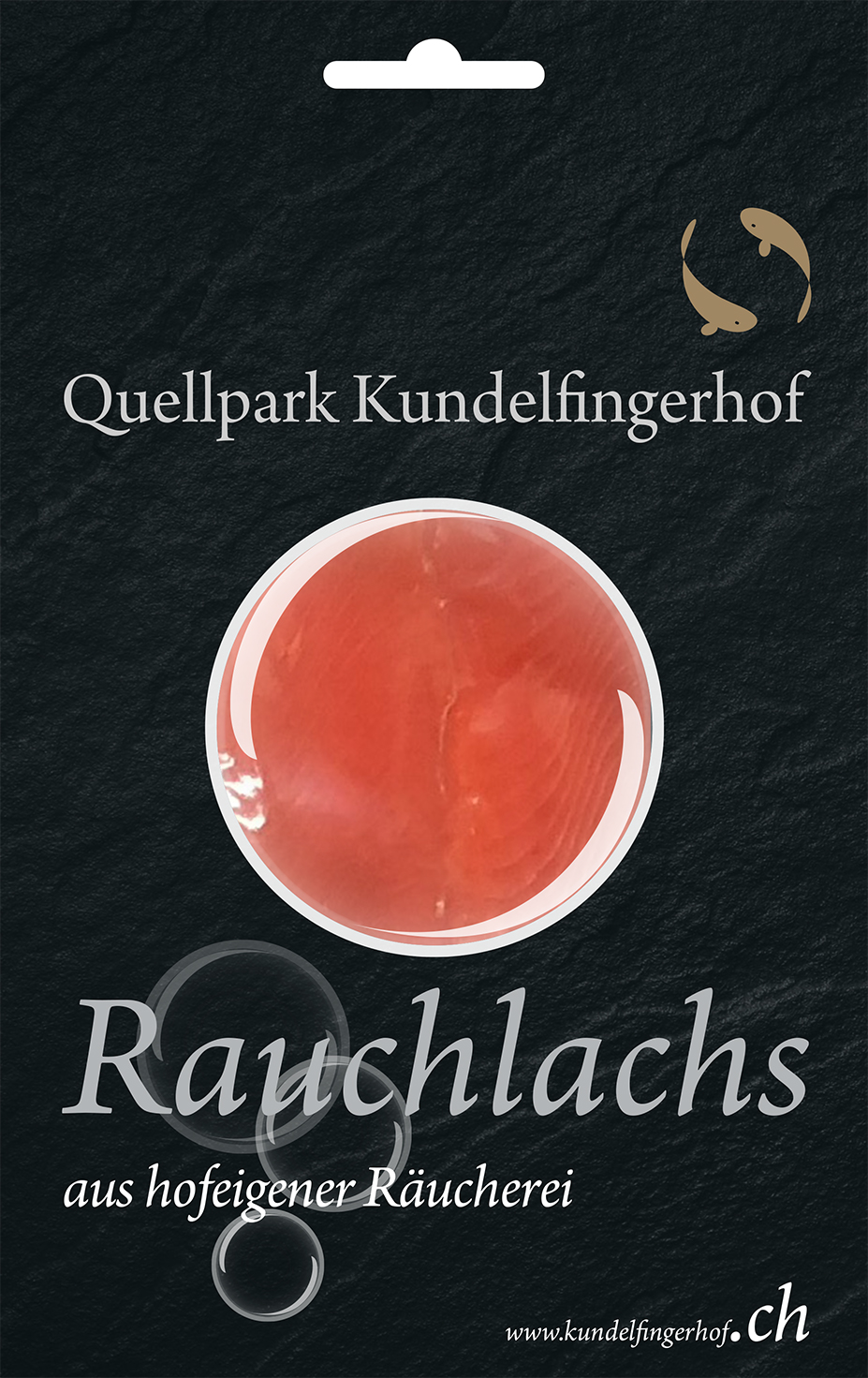 Kundelfinger Rauchlachs "Label Rouge", hausgeräuchert, fein geschnitten