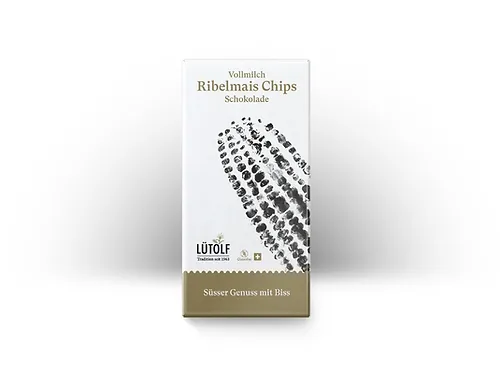 Schokolade mit Ribelmais Chips